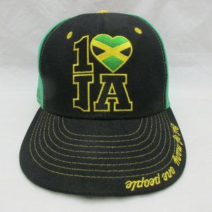 Grassroots 420 Limited Edition One One One Jamaica Hat Size 7 1/8 Green & Black